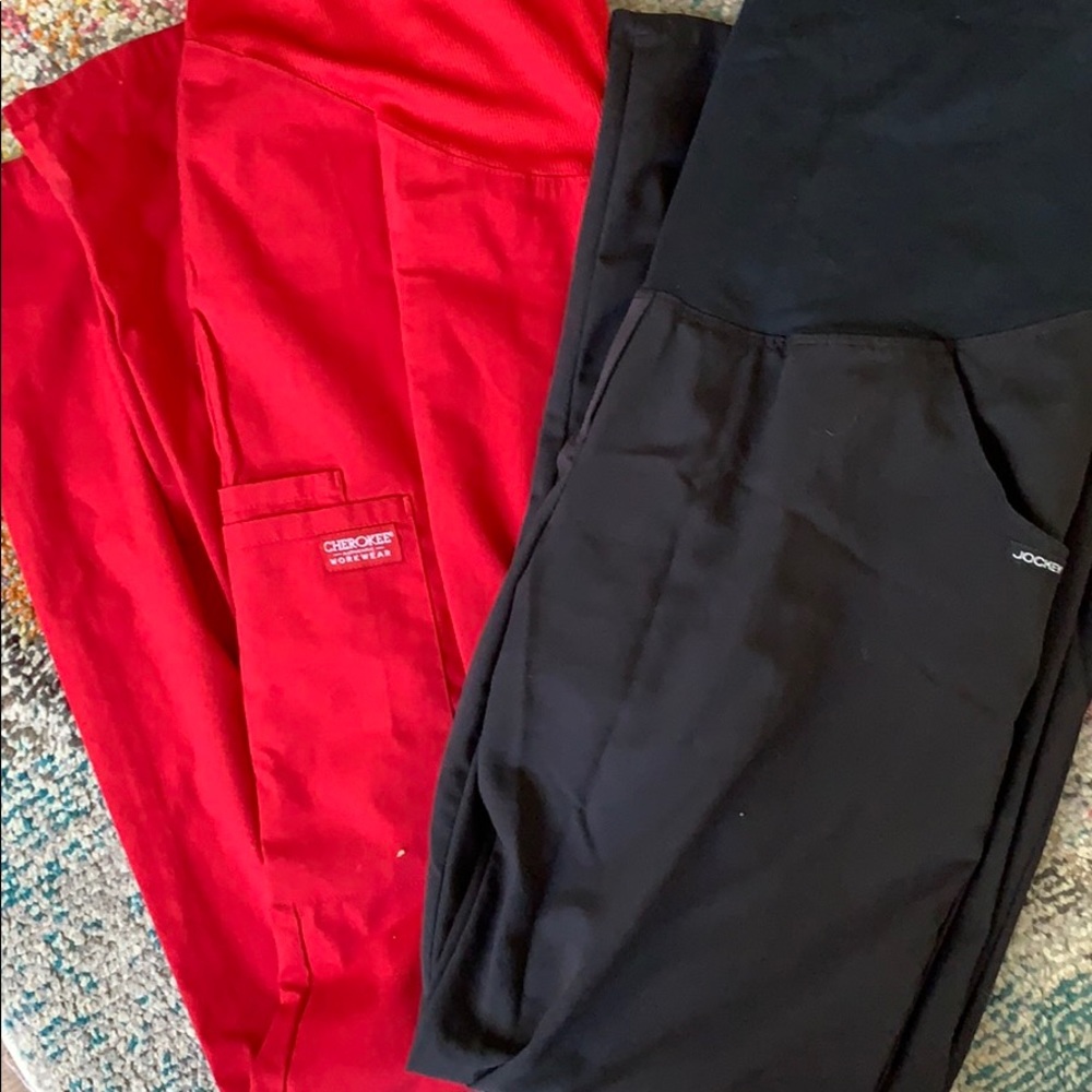 SOLD Maternity scrub pants bundle